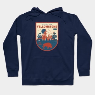 Yellowstone Park Retro DuoTones Look Hoodie